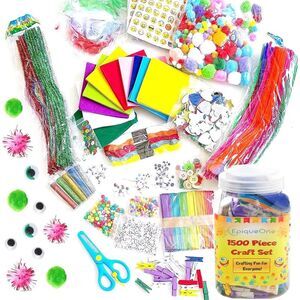 EpiqueOne 1500-Piece Arts & Craft Supplies Set